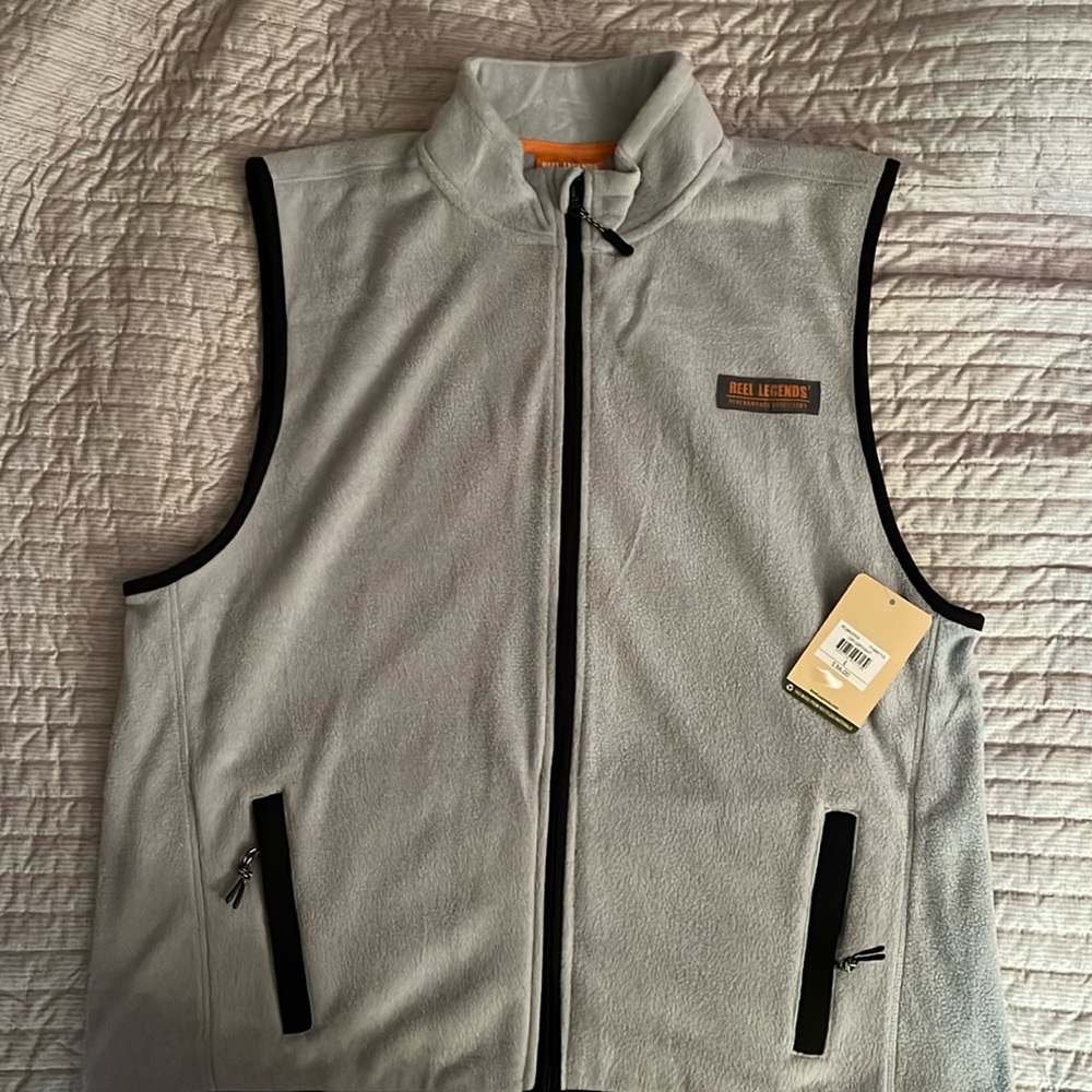 Reel Legends sleeveless zip up vest